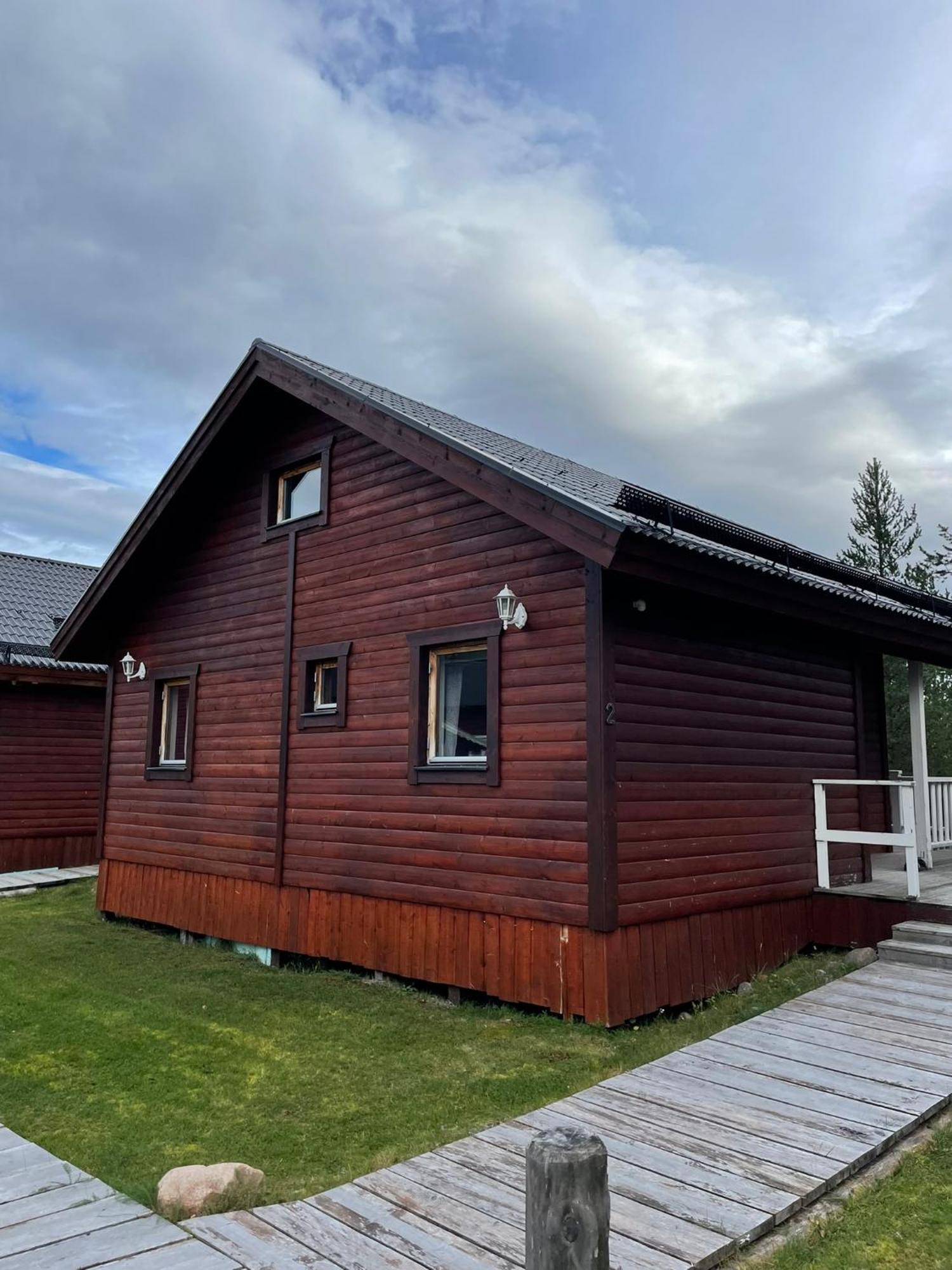 Skogen-Lodge Koskullskulle Exteriér fotografie